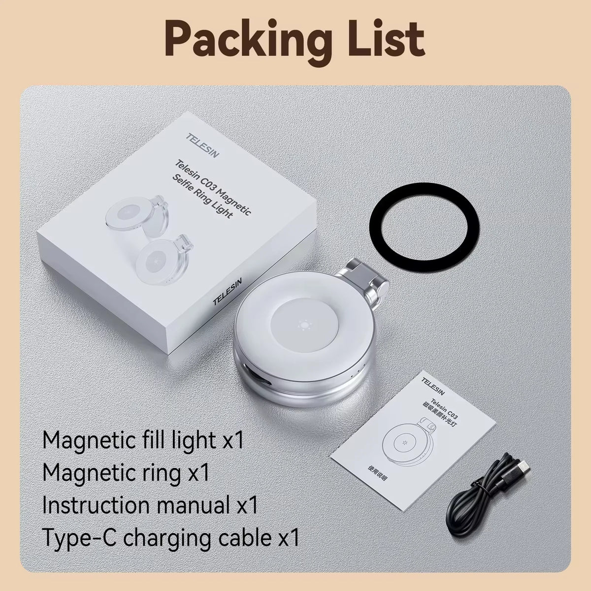 Selfie Shine Magnetic Fill Light™